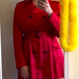 Red Leather coat